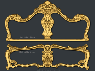 BED 022 | STL – 3D model for CNC