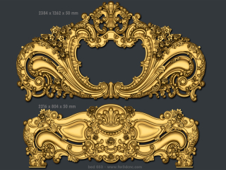 Bed 033 | STL – 3D model for CNC