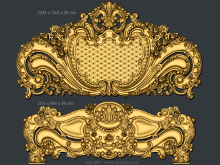 BED 039 | STL – 3D model for CNC