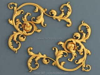 DECOR 007 | STL – 3D model for CNC