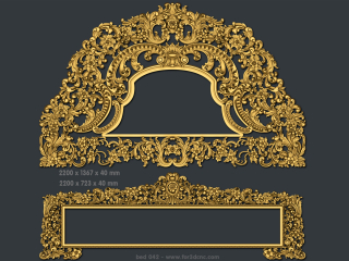 BED 042 | STL – 3D model for CNC