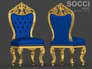 CHAIRS 017 | STL – 3D model for CNC