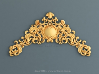 DECOR 016 | STL – 3D model for CNC