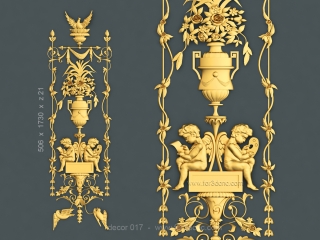 DECOR 017 | STL – 3D model for CNC