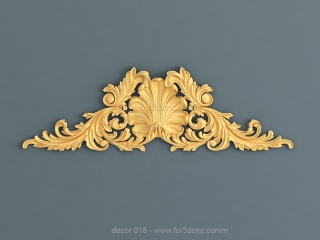 DECOR 018 | STL – 3D model for CNC