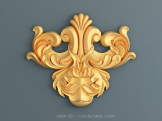 DECOR 021 | STL – 3D model for CNC