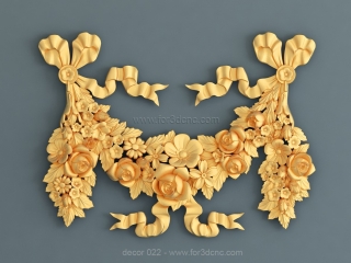 DECOR 022 | STL – 3D model for CNC