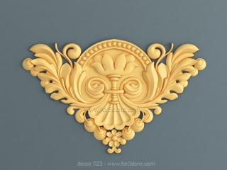 DECOR 023 | STL – 3D model for CNC
