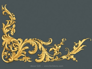 DECOR 028 | STL – 3D model for CNC