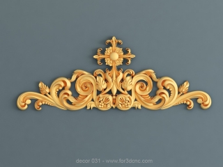 DECOR 031 | STL – 3D model for CNC