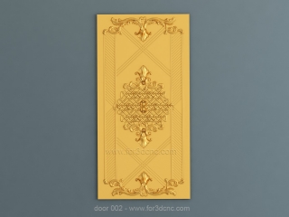 DOOR 002 | STL – 3D model for CNC