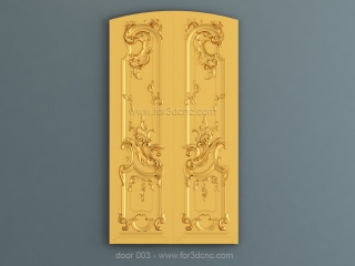 DOOR 003 | STL – 3D model for CNC
