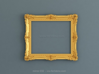 MIRROR 032 | STL – 3D model for CNC