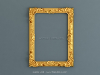 MIRROR 034 | STL – 3D model for CNC