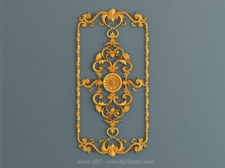 DECOR 037 | STL – 3D model for CNC