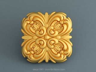DECOR 041 | STL – 3D model for CNC