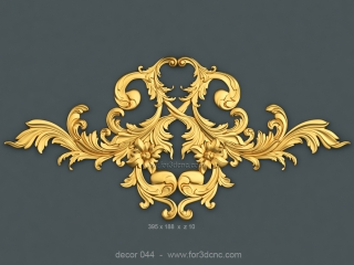 DECOR 044 | STL – 3D model for CNC