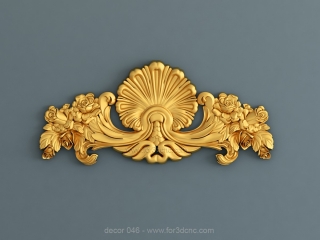 DECOR 046 | STL – 3D model for CNC