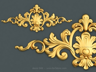 DECOR 049 | STL – 3D model for CNC