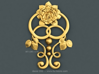 DECOR 050 | STL – 3D model for CNC