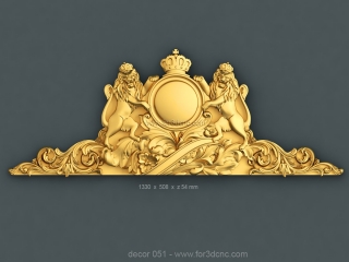 DECOR 051 | STL – 3D model for CNC