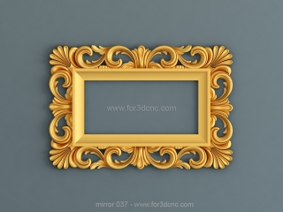 MIRROR 037 | STL – 3D model for CNC