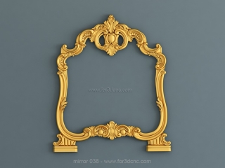 MIRROR 038 | STL – 3D model for CNC