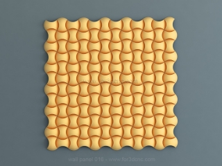 3D PANEL 016 | STL – 3D model for CNC
