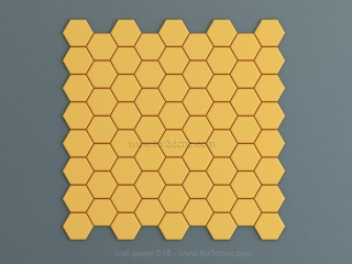 3D PANEL 018 | STL – 3D model for CNC