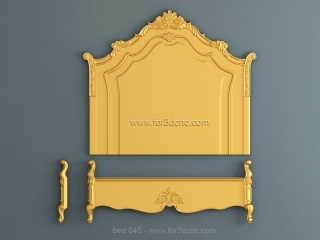 BED 045 | STL – 3D model for CNC