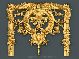 DECOR 052 | STL – 3D model for CNC