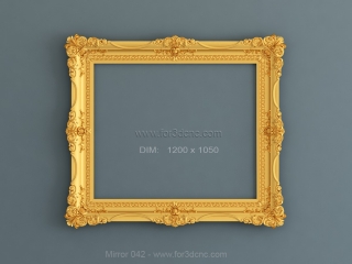 MIRROR 042 | STL – 3D model for CNC