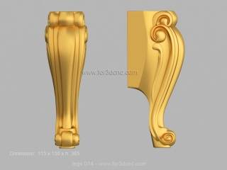 legs 014 www for3dcnc com 320x240 - LEGS 014 | STL – 3D model for CNC