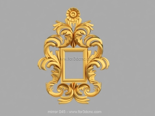 MIRROR 045 | STL – 3D model for CNC