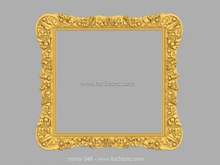 MIRROR 046 | STL – 3D model for CNC