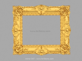 MIRROR 047 | STL – 3D model for CNC