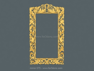 MIRROR 075 | STL – 3D model for CNC