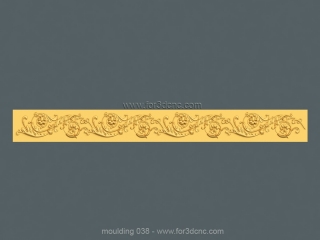 MOULDING 038 | STL – 3D model for CNC