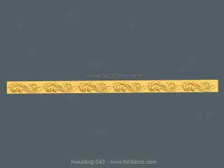 MOULDING 040 | STL – 3D model for CNC