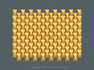 3D PANEL 029 | STL – 3D model for CNC
