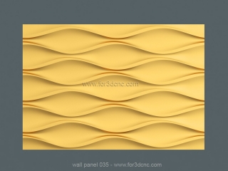 3D PANEL 035 | STL – 3D model for CNC