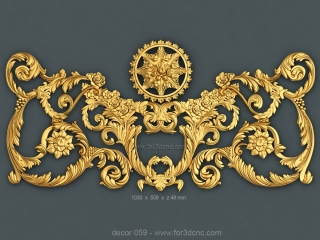 DECOR 059 | STL – 3D model for CNC