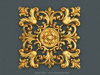 DECOR 061 | STL – 3D model for CNC