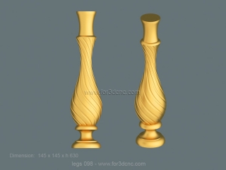 LEGS 098 | STL – 3D model for CNC