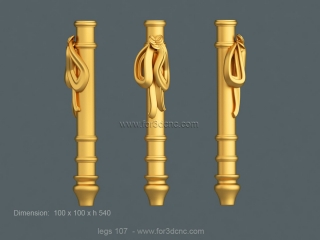 LEGS 107 | STL – 3D model for CNC
