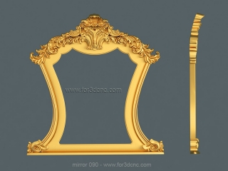 MIRROR 090 | STL – 3D model for CNC