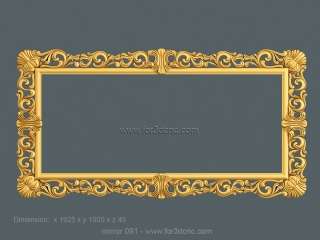 MIRROR 091 | STL – 3D model for CNC