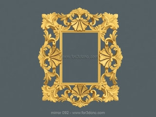 MIRROR 092 | STL – 3D model for CNC