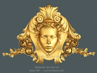 DECOR 067 | STL – 3D model for CNC