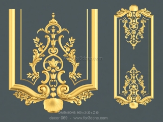 DECOR 069 | STL – 3D model for CNC